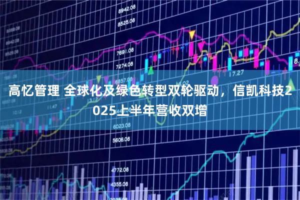 高忆管理 全球化及绿色转型双轮驱动，信凯科技2025上半年营收双增