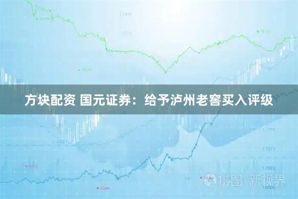 方块配资 国元证券：给予泸州老窖买入评级